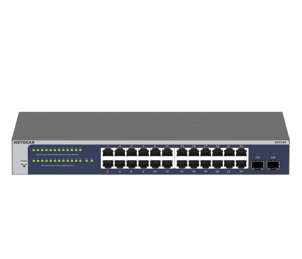 NETGEAR 26p GS724T (24x10/100/1000Mbit 2xSFP+) GS724T-600EUS / GS724Tv6 - 1288086 - zdjęcie